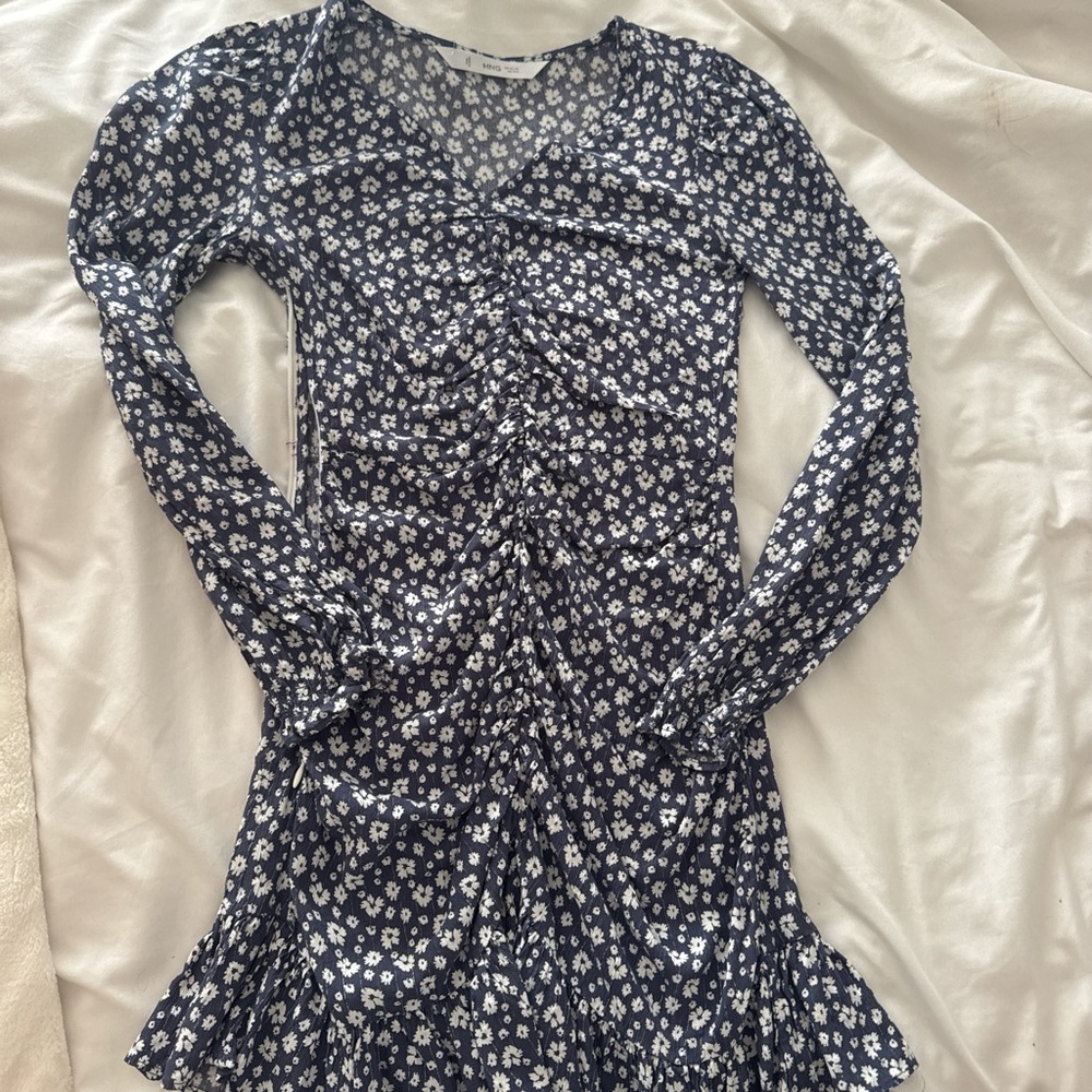 Mango Floral Print Dress